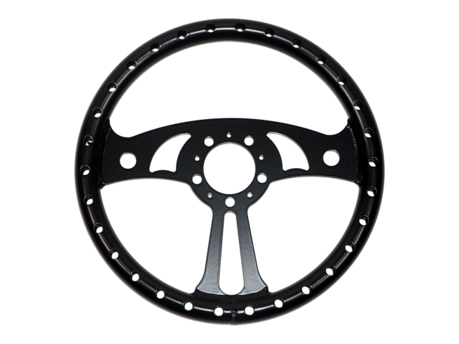 Team Z Light Weight Steering Wheel - Satin Black