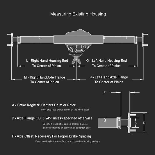 Strange Engineering Drag Race Axle Package - 28, 30, 31, 33 or 35 Axles, Bearings & 1/2" Studs
