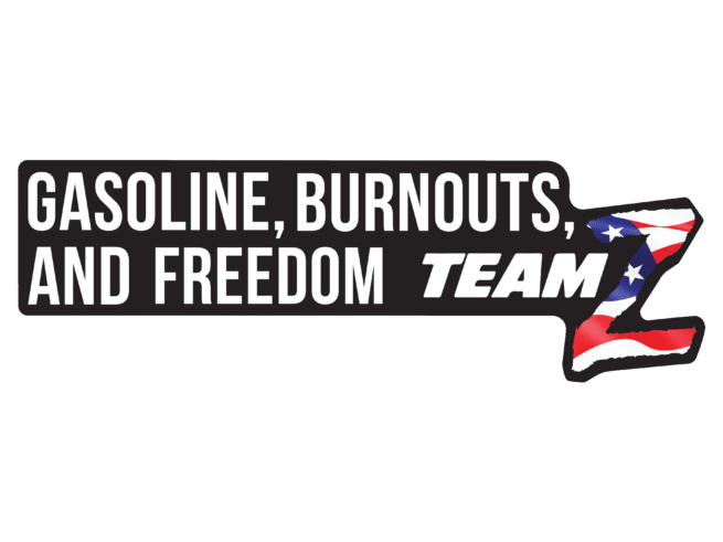 Gasoline, Burnouts, and Freedom Sticker