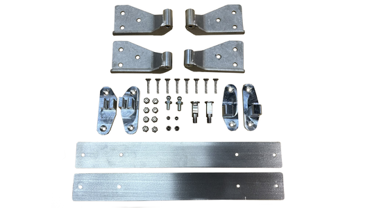 1979-2004 Mustang Door Hinge Kit - Aluminum Mustang