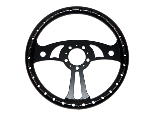 Team Z Light Weight Steering Wheel - Satin Black