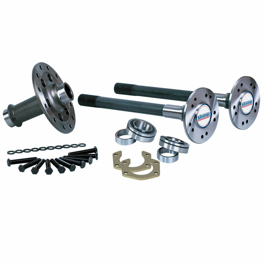 Strange Engineering Drag Race Axle Package - 28, 30, 31, 33 or 35 Axles, Bearings & 1/2" Studs