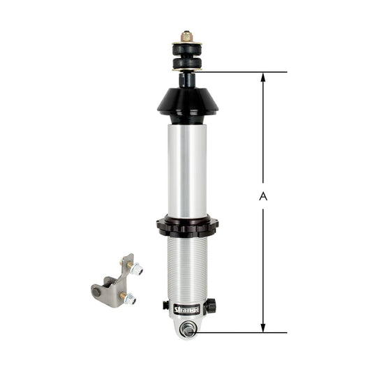 Strange Engineering 79-04 Mustang Rear double Adj Coli-Over Shock W/Brackets (ea)