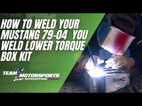 79-04 Mustang Lower Torque Box Replacement Kit - Tab and Slot (Unwelded)